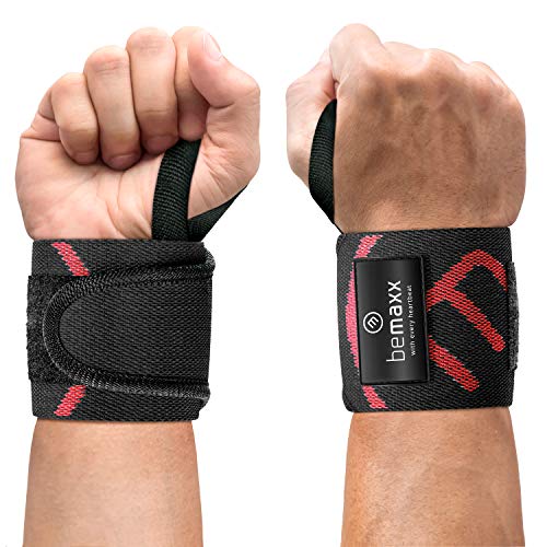Handgelenk Bandagen Fitness Krafttraining - 2x Wrist Wraps Handgelenkbandagen, Handgelenkstütze für schwere Gewichte Bodybuilding Hanteln | Handgelenkschoner Zughilfe Frauen Männer Kraftsport Sport Handgelenk Bandagen Fitness Krafttraining - 2x Wrist Wraps Handgelenkbandagen, Handgelenkstütze für schwere Gewichte Bodybuilding Hanteln | Handgelenkschoner Zughilfe Frauen Männer Kraftsport Sport von BeMaxx
