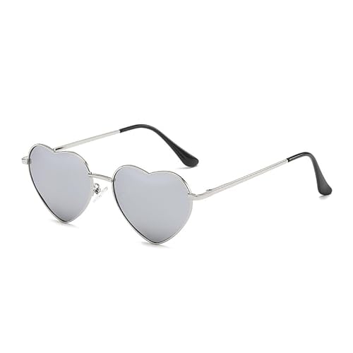 BeNtLi Retro-Sonnenbrille In Liebesform, Personalisierte Street-Hip-Hop-Dekorationsbrille, Urlaubsparty-Strandbrille, Geeignet Für Männer Und Frauen (5) von BeNtLi