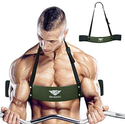 Heavy Duty Arm Blaster Bodybuilding Bomber Bizeps Curl Trizeps Muskel Fitness UK (Grün) von BeSmart