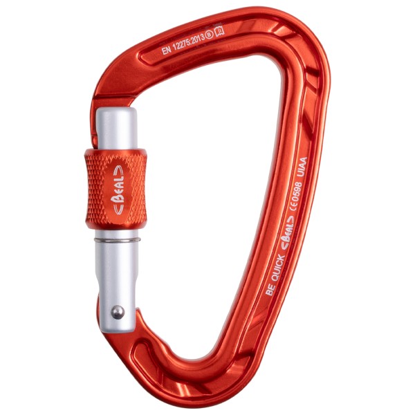 Beal - Be Quick - Schraubkarabiner rot von Beal