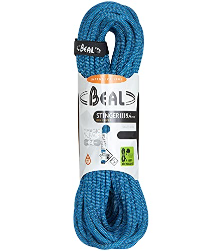 Beal Stinger III 9.4 Unicore Dry Kletterseil, Blue, 50m von Beal