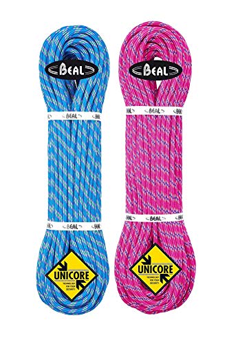 Beal Unisex – Erwachsene Ice LINE Kletterseil, pink, 60m von Beal