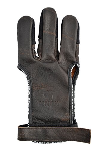 Bearpaw Schießhandschuh Speed Glove Exclusive Büffelleder, Bogenhandschuh XS-XL (XS) von Bearpaw