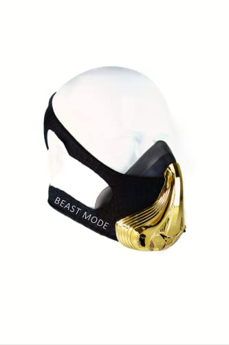 Beastmode Trainingsmaske - Atemwiderstandsmaske für mehr Ausdauerleistung-Stärkere Atemmuskulatur steigert die Performance bei Training & Wettkampf-Training Mask von Beastmode