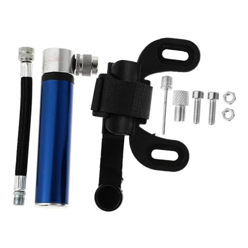 Beatifufu 1 Satz Fahrradpumpe Mini-Bike-Inflator-Kit Autopumpe für Reifen tragbar Fahrradversorgung tragbare luftpumpe handlenzpumpe Basketballpumpe Basketball-Luftpumpe Aluminiumlegierung von Beatifufu