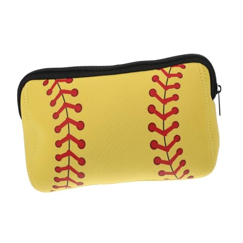 Beaupretty Baseball-Kosmetiktasche Toilettenartikel Kulturbeutel Schminktasche Aus Neopren Flüssige Kosmetiktaschen Reisetasche Für Damen Bausatz Frauen Miserabel Makeup Tasche Tauchertuch von Beaupretty