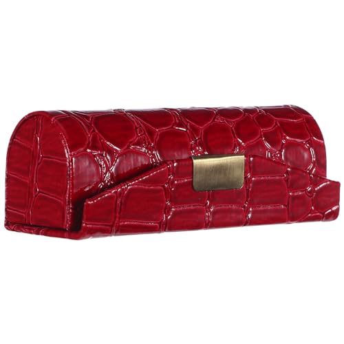 Beaupretty Rot Lippenstift-Etui aus Leder - Stylischer Design, sicherer Halt, kompakte Größe - Ideal für Reise/Make-up-Aufbewahrung unterwegs Beaupretty Rot Lippenstift-Etui aus Leder - Stylischer Design, sicherer Halt, kompakte Größe - Ideal für Reise/Make-up-Aufbewahrung unterwegs von Beaupretty