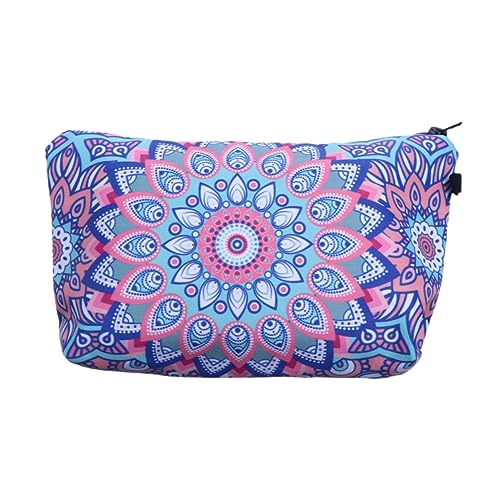 Beaupretty Kosmetiktasche Kulturbeutel Mandala-3d-druck Tragbarer Make-up-Beutel Organizer für Frauen von Beaupretty