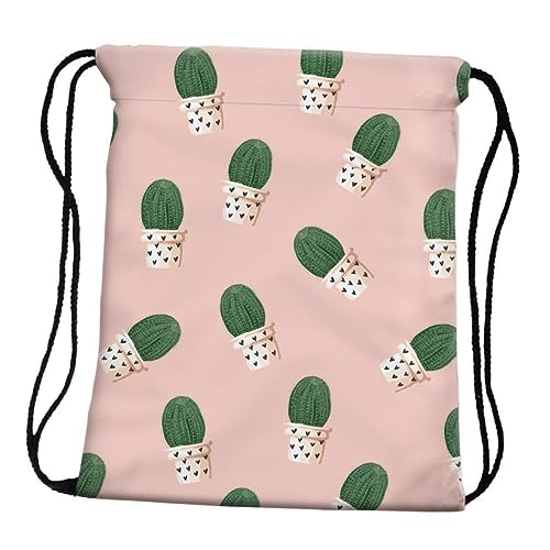 Beaupretty Rucksack Bedrucken Schminktasche Mit Kordelzug Kit-Tasche Bauchtasche Beutel Kosmetiktaschen Reiserucksack Makeup Tasche Make-up-Reisetasche Süße Tasche Sporttasche Miserabel von Beaupretty