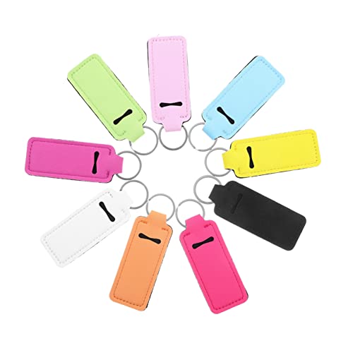 Beavorty 9 Stück Lippenbalsam-Etui Deckelhalter Mini-Lipgloss Quadratischer Ständer Schlüsselhalter Für Schlüsselbund -Schlüsselanhänger -Halter Schlüsselbund Beavorty 9 Stück Lippenbalsam-Etui Deckelhalter Mini-Lipgloss Quadratischer Ständer Schlüsselhalter Für Schlüsselbund -Schlüsselanhänger -Halter Schlüsselbund von Beavorty