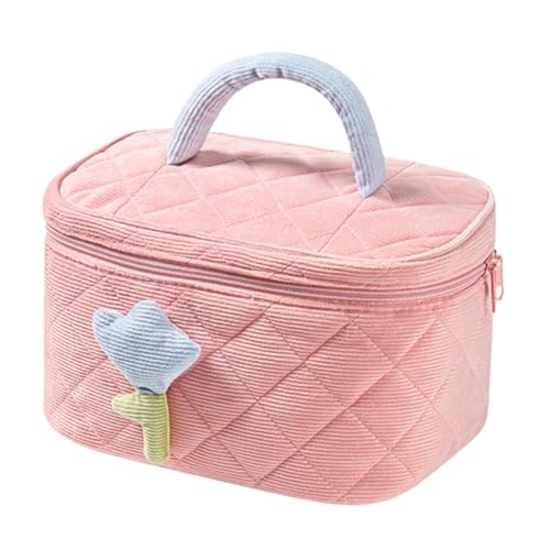 Beavorty Kosmetiktasche Aus Cord Nagel-Organizer-Tasche Fälle Erfinden Make-up-organisationstasche Hautpflegetasche. Nagellackbeutel Schminktasche Für Teenager Schminkkoffer Flanell von Beavorty