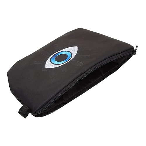 Beavorty Make-up-Tasche mit Stickerei „böse Augen“ für Damen Tragbare Reisekosmetiktasche Robuste Reißverschlusstasche Beavorty Make-up-Tasche mit Stickerei „böse Augen“ für Damen Tragbare Reisekosmetiktasche Robuste Reißverschlusstasche von Beavorty