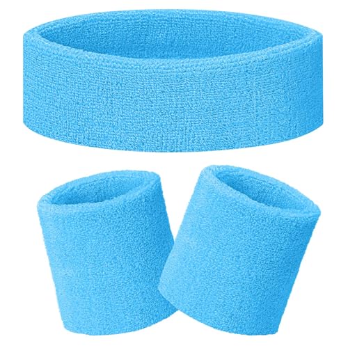 Becellen 3 Teiliges Schweißband Set Fitness Stirnband Sport Stirn Headband Arm Schweißband Handgelenk für Damen Herren Laufen Joggen Basketball Fußball Tennis Becellen 3 Teiliges Schweißband Set Fitness Stirnband Sport Stirn Headband Arm Schweißband Handgelenk für Damen Herren Laufen Joggen Basketball Fußball Tennis von Becellen