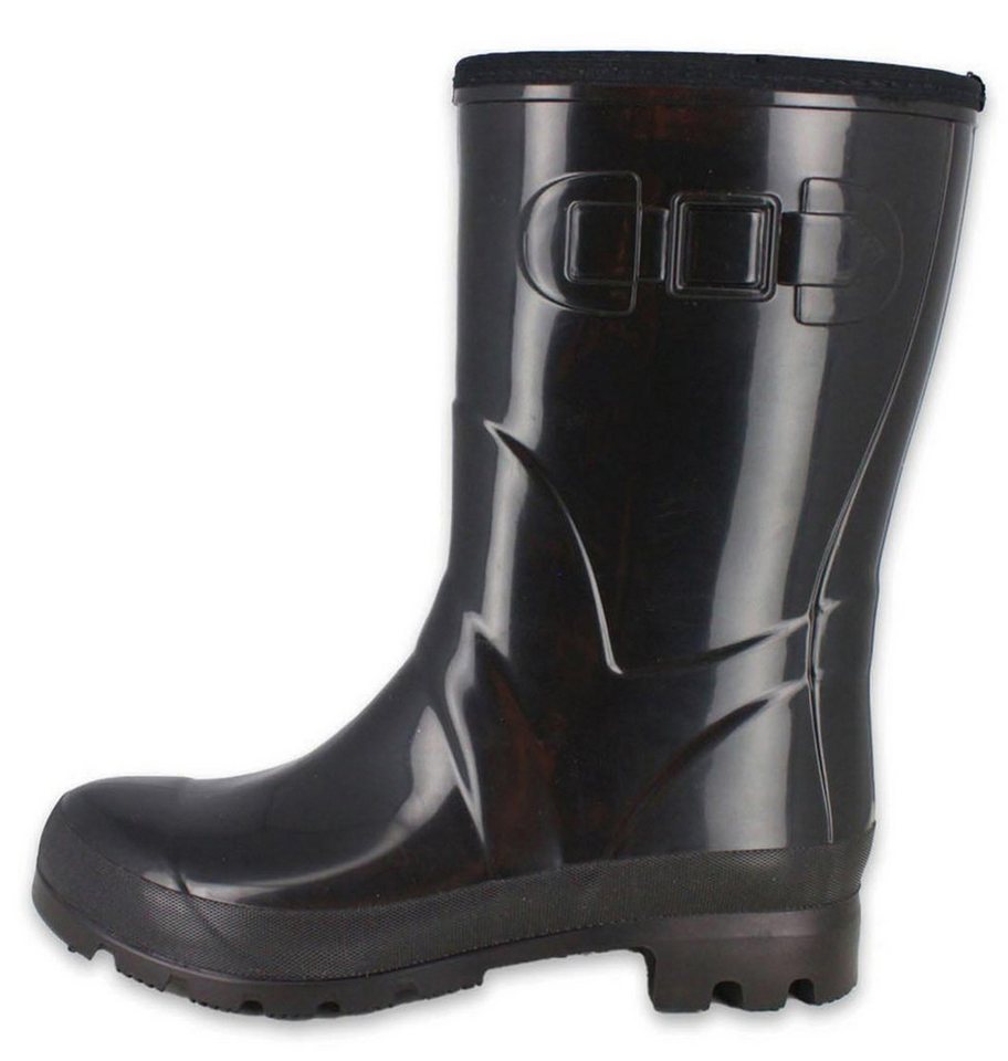 Beck Damen Regenstiefel Fashion mit Warmfutter, Gummistiefel (mit kuscheligem Fellimitat, für warme Füße bei Nässe und Kälte) wasserdicht, topmodisch, für jedes Alter von Beck