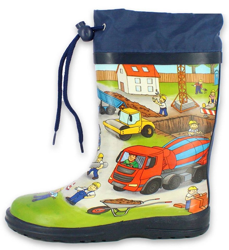 Beck Gummistiefel Bauarbeiter Gummistiefel (wasserdichter, schmaler Stiefel, für trockene Füße bei Regenwetter) herausnehmbare Innensohle, weicher flexibler Naturkautschuk Beck Gummistiefel Bauarbeiter Gummistiefel (wasserdichter, schmaler Stiefel, für trockene Füße bei Regenwetter) herausnehmbare Innensohle, weicher flexibler Naturkautschuk von Beck