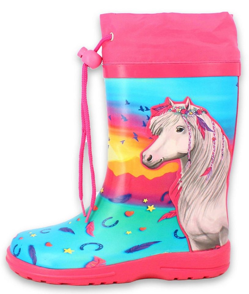 Beck Gummistiefel Sunrise Gummistiefel (wasserdichter, schmaler Stiefel, für trockene Füße bei Regen und Matschwetter) weicher flexibler Naturkautschuk, herausnehmbare Innensohle Beck Gummistiefel Sunrise Gummistiefel (wasserdichter, schmaler Stiefel, für trockene Füße bei Regen und Matschwetter) weicher flexibler Naturkautschuk, herausnehmbare Innensohle von Beck