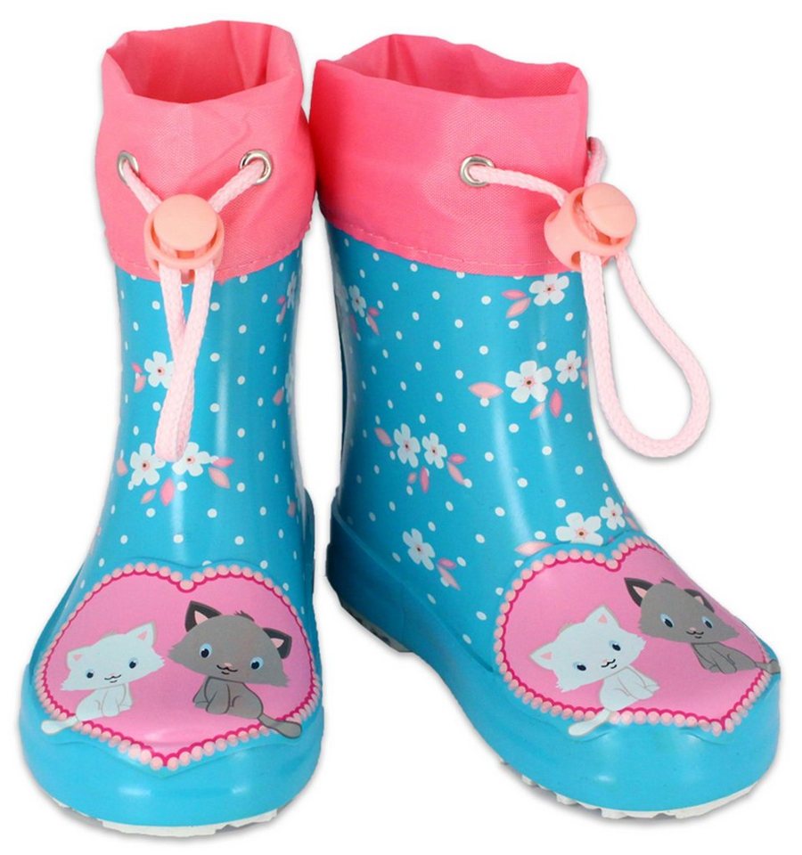 Beck Kleinkinder Gummistiefel Kätzchen Gummistiefel (wasserdicht, für trockene Füße bei Regen und Matschwetter) herausnehmbare Innensohle, flexible Laufsohle, Naturkautschuk Beck Kleinkinder Gummistiefel Kätzchen Gummistiefel (wasserdicht, für trockene Füße bei Regen und Matschwetter) herausnehmbare Innensohle, flexible Laufsohle, Naturkautschuk von Beck