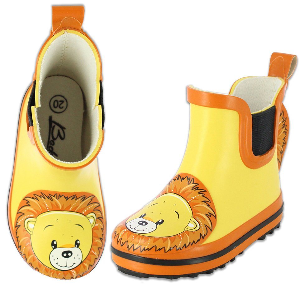 Beck Kleinkinder Gummistiefel Little Lion Gummistiefel (wasserdichter Kurzstiefel aus Naturkautschuk) herausnehmbare Innensohle, für trockene Füße bei Regenwetter Beck Kleinkinder Gummistiefel Little Lion Gummistiefel (wasserdichter Kurzstiefel aus Naturkautschuk) herausnehmbare Innensohle, für trockene Füße bei Regenwetter von Beck