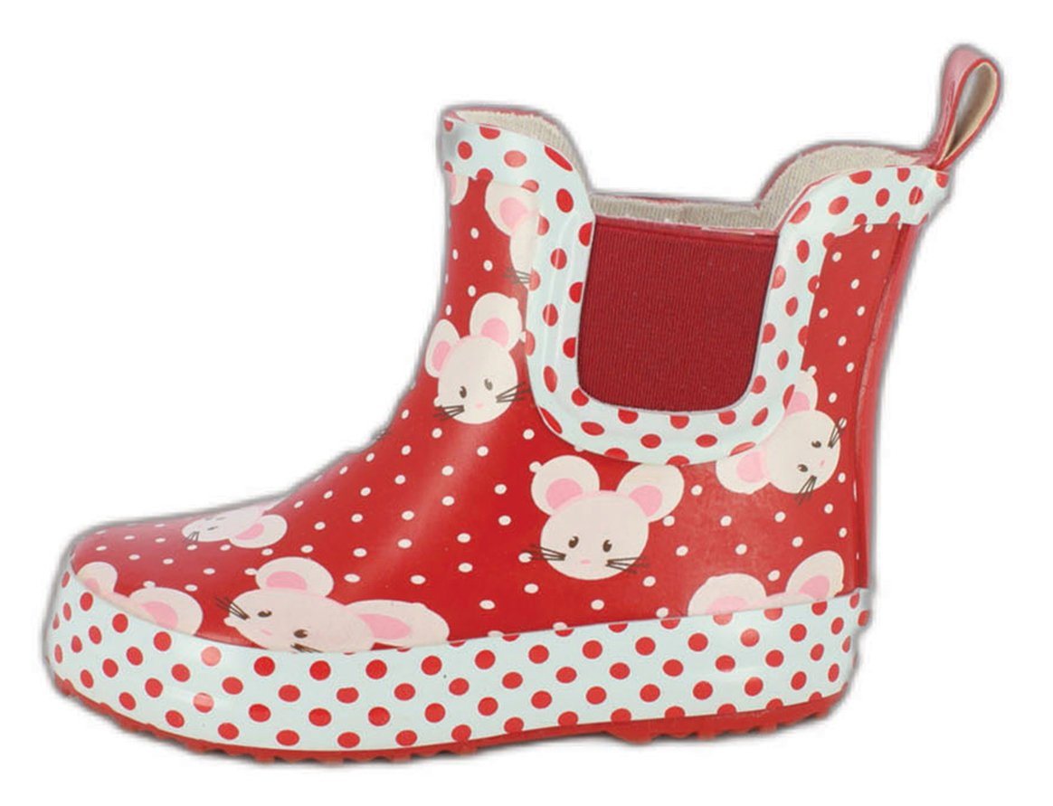 Beck Kleinkinder Gummistiefel Mäuschen Gummistiefel (wasserdichter Kurzstiefel aus weichem Naturkautschuk) seitliche Gummi-Einsätze für leichtes An- und Ausziehen Beck Kleinkinder Gummistiefel Mäuschen Gummistiefel (wasserdichter Kurzstiefel aus weichem Naturkautschuk) seitliche Gummi-Einsätze für leichtes An- und Ausziehen von Beck