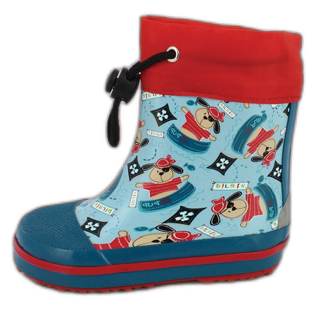 Beck Kleinkinder Gummistiefel Piraten Gummistiefel (wasserdicht, für trockene Füße bei Regen- und Matschwetter) herausnehmbare Innensohle, weicher Naturkautschuk, flexible Laufsohle Beck Kleinkinder Gummistiefel Piraten Gummistiefel (wasserdicht, für trockene Füße bei Regen- und Matschwetter) herausnehmbare Innensohle, weicher Naturkautschuk, flexible Laufsohle von Beck