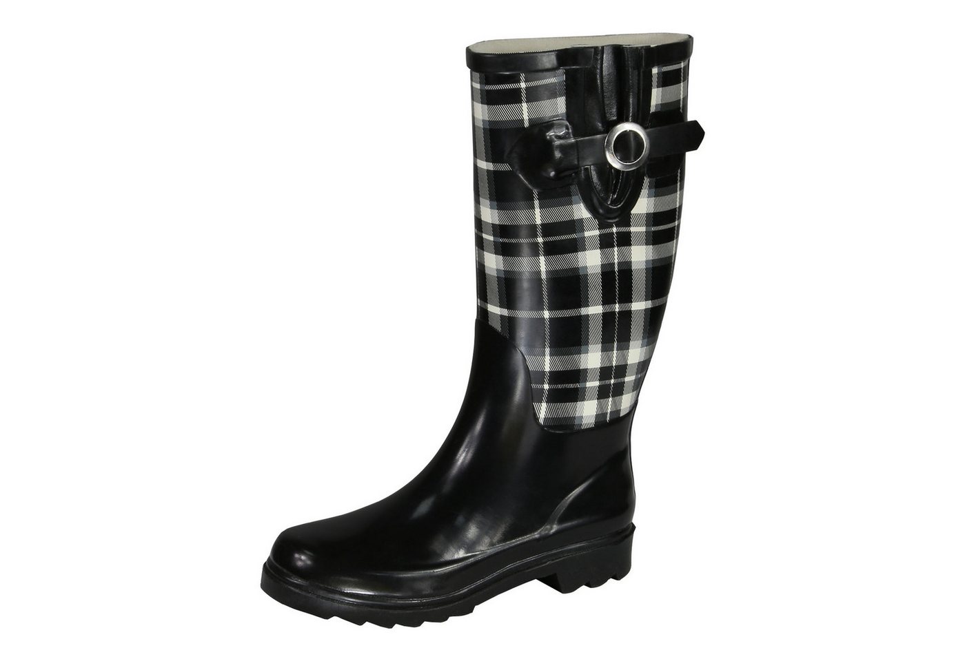 Beck Pepita Gummistiefel mit Weitenregulierung Beck Pepita Gummistiefel mit Weitenregulierung von Beck