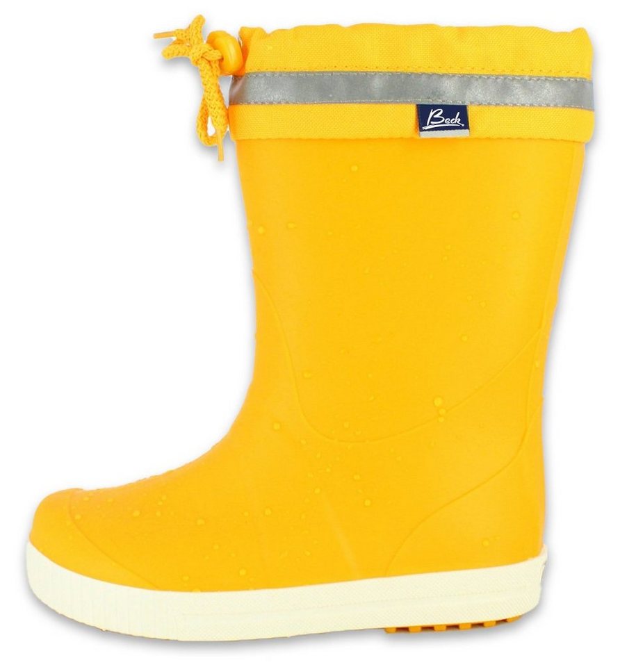 Beck Regenstiefel Wellies Gummistiefel (für Mädchen und Jungs, in vielen Farben und Größen erhältlich) wasserdicht, robustes Material, geformte Einlegesohle von Beck