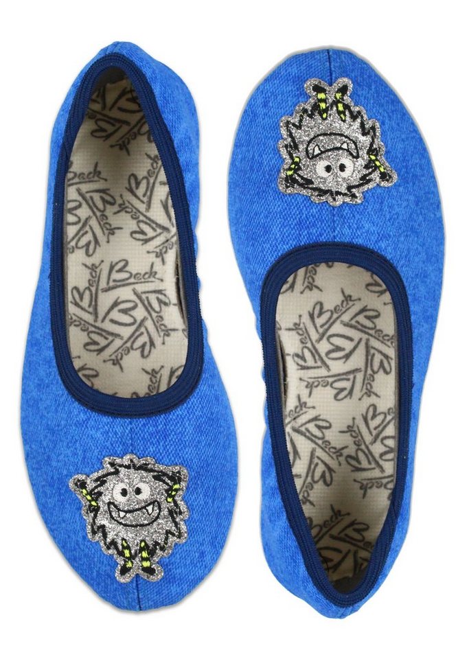 Beck Schläppchen Cool Man Gymnastikschuh (rutschfeste Laufsohle) zum Schlupfen, Handgenäht in Deutschland Beck Schläppchen Cool Man Gymnastikschuh (rutschfeste Laufsohle) zum Schlupfen, Handgenäht in Deutschland von Beck