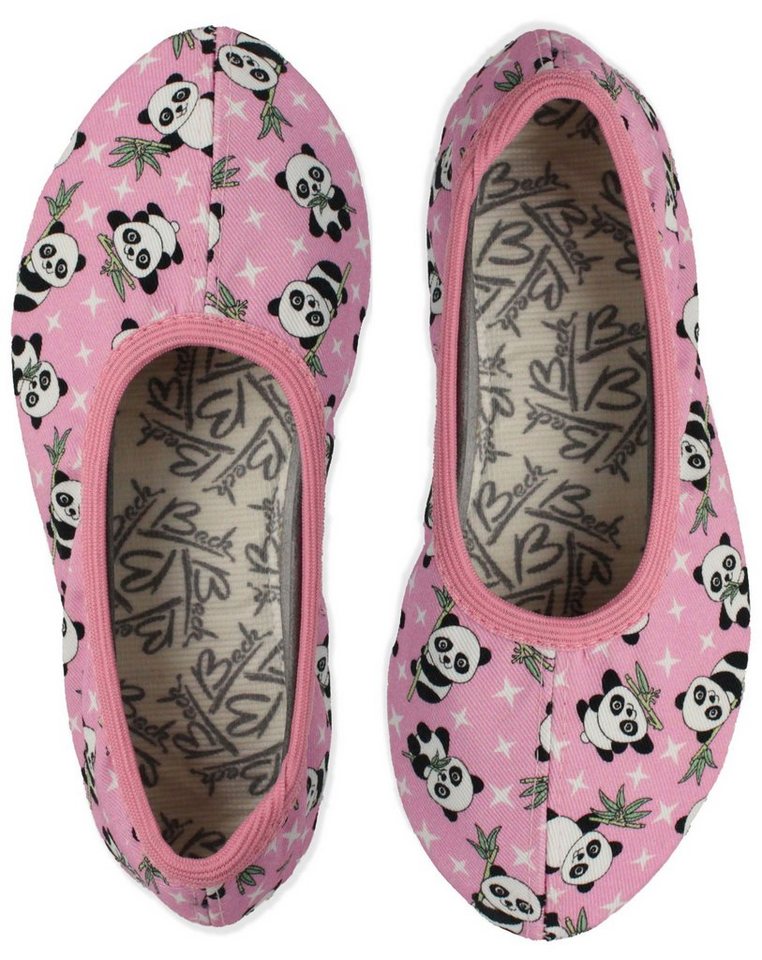Beck Schläppchen Pandagirl Gymnastikschuh rutschfest, Hand genäht Beck Schläppchen Pandagirl Gymnastikschuh rutschfest, Hand genäht von Beck