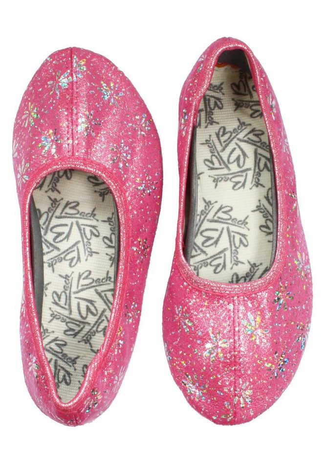 Beck Schläppchen Pink Dream Gymnastikschuh (bis Gr. 38 erhältlich, für Sport und Zuhause) Handarbeit, Made in Germany, mit rutschfester Gummi-Laufsohle Beck Schläppchen Pink Dream Gymnastikschuh (bis Gr. 38 erhältlich, für Sport und Zuhause) Handarbeit, Made in Germany, mit rutschfester Gummi-Laufsohle von Beck