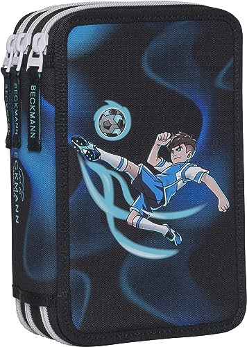 Beckmann, 3-fächrige Federmappe Magic League, mit Inhalt, Mäppchen Federtasche, Grundschule, 1. Klasse, Black Beckmann, 3-fächrige Federmappe Magic League, mit Inhalt, Mäppchen Federtasche, Grundschule, 1. Klasse, Black von Beckmann