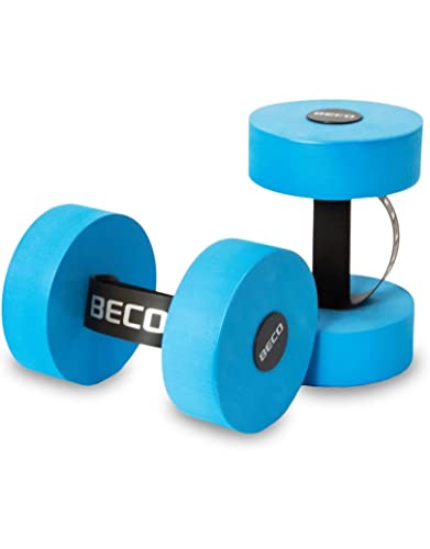 Beco Aqua Hantel Größe S | M | L Aqua Fitnessgerät Wassersport aus PE-Schaum, Large, C) Blau – Größe L von Beco Baby Carrier