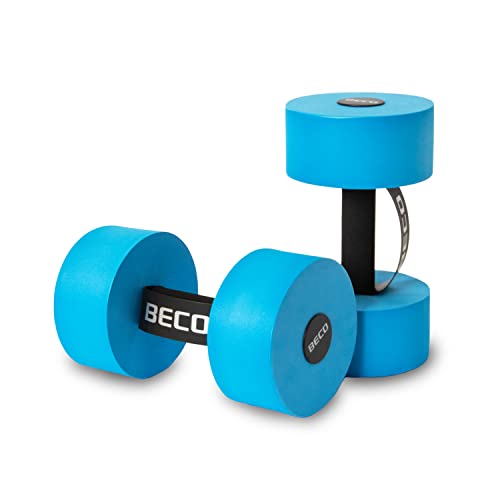 Beco Aqua Hantel Größe S | M | L Aqua Fitnessgerät Wassersport aus PE-Schaum, Large, C) Blau – Größe L von Beco