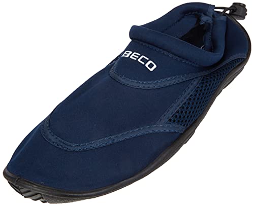 BECO Badeschuhe / Surfschuhe für Damen und Herren marine 39 von Beco