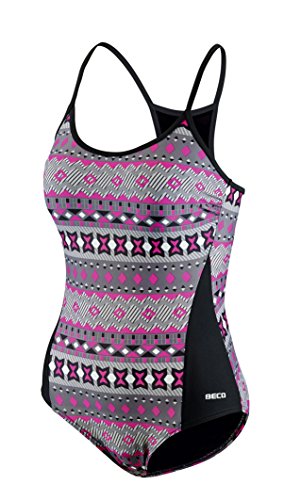 BECO Badeanzug-6749 Badeanzug Pink/Schwarz 36 von Beco