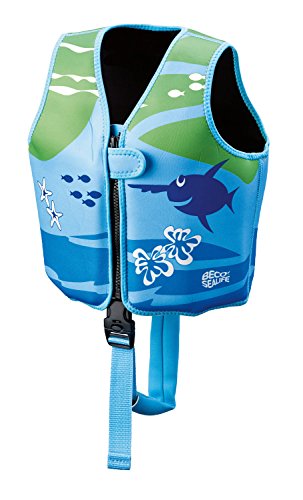 BECO-Sealife Schwimmweste Kinder 3-6 Jahren, Schwimmlernweste für Kinder von 19-30 kg mit variablen Auftriebskörpern, Beingurt und langem Reißverschluss – in Blau/Grün BECO-Sealife Schwimmweste Kinder 3-6 Jahren, Schwimmlernweste für Kinder von 19-30 kg mit variablen Auftriebskörpern, Beingurt und langem Reißverschluss – in Blau/Grün von Beco