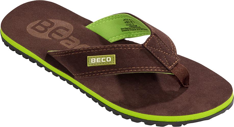 Beco, Herren, Halbschuhe, Beermann GmbH V-Strap Slipper men Standard grün/schwarz 41, Grün, (41) von Beco