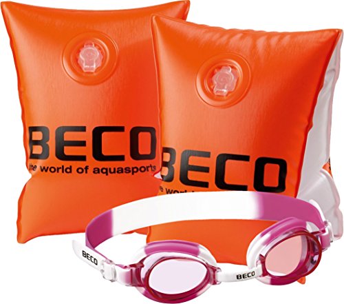 Beco 9703 Schwimmhilfe - Schwimmflügel, Größe 0, 15-30 kg, 2-6 Jahre - Set mit pinker Schwimmbrille 100% UV-Schutz und Antibeschlag in der robusten Aufbewahrungsbox Beco 9703 Schwimmhilfe - Schwimmflügel, Größe 0, 15-30 kg, 2-6 Jahre - Set mit pinker Schwimmbrille 100% UV-Schutz und Antibeschlag in der robusten Aufbewahrungsbox von Beco Baby Carrier