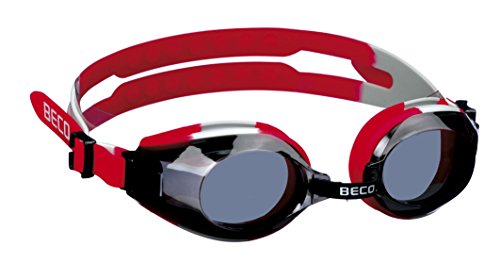 Beco BECO Unisex – Erwachsene Arica Profischwimmbrille, rot/grau, One Size Beco BECO Unisex – Erwachsene Arica Profischwimmbrille, rot/grau, One Size von Beco