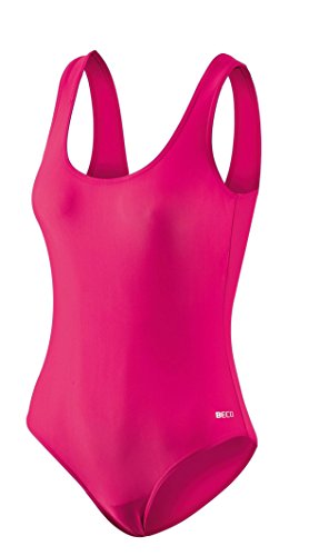 Beco Damen Basic Schwimmanzug, Pink, Gr. L von Beco