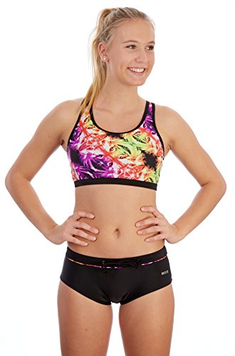 Beco Damen Bustier-Bikini, B-Cup Magical Mystery Trip Schwimmkleidung, Schwarz/Bunt, 44 Beco Damen Bustier-Bikini, B-Cup Magical Mystery Trip Schwimmkleidung, Schwarz/Bunt, 44 von Beco