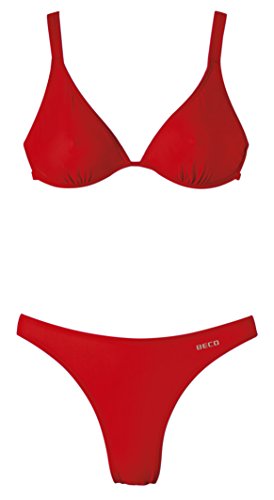 Beco Damen Bügel Bikini B-Cup, rot, 40, 0/81030 Beco Damen Bügel Bikini B-Cup, rot, 40, 0/81030 von Beco