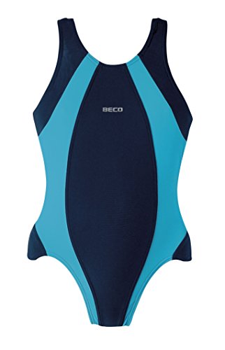 Beco Kinder Badeanzug-Basics, Marine/Türkis, 164 von Beco Baby Carrier