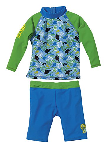 Beco Beco Kinder Schutzanzug UV-Sealife 2-Teilig Badeanzug, blau/Grün, 116/128 von Beco Baby Carrier