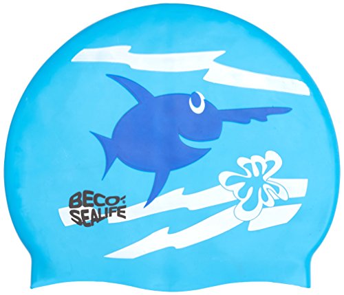 BECO Beermann GmbH & Co. KG Mädchen BECO-Sealife Silikonhaube Haube, blau, One Size von Beco Baby Carrier