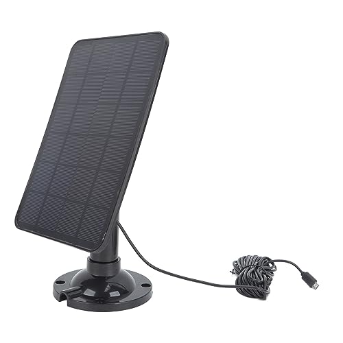 Bediffer Solarkamera-Ladegerät, Micro-USB 10 W 5 V Kamera-Solarpanel Umweltfreundlich für Mobiltelefone von Bediffer