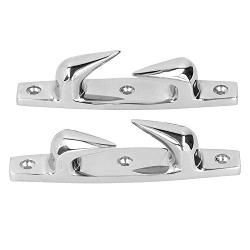 Boat Bow Chocks Polierte Mooring Cleat Boat Cleat Silver Boat Fairlead Dock Cleats für Boot von Bediffer
