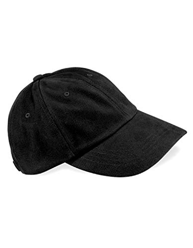 Beechfield B057.Whi Low-Profile Heavy Brushed Cotton Mütze, Schwarz, Einheitsgröße Beechfield B057.Whi Low-Profile Heavy Brushed Cotton Mütze, Schwarz, Einheitsgröße von Beechfield