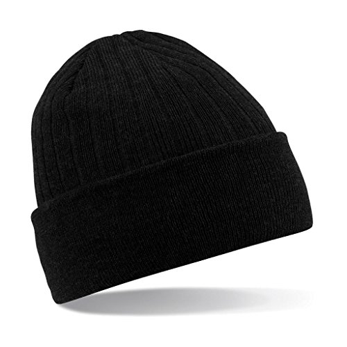 Beechfield Unisex B447. BLK Thinsulate Beanie, Schwarz, One Size Beechfield Unisex B447. BLK Thinsulate Beanie, Schwarz, One Size von Beechfield