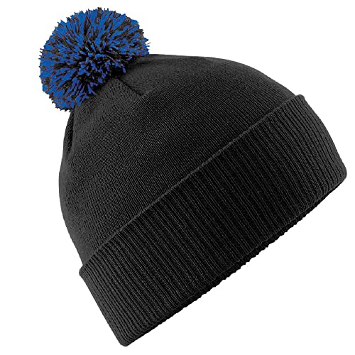 Beechfield Unisex Snowstar Beanie Einheitsgröße Schwarz von Beechfield