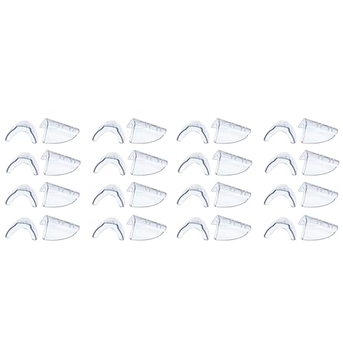 16 Paar Schutz Brillen Seiten Schutz, Durchsichtiger Seiten Schutz für Schutz Brillen - Passend für Die Meisten Brillen (M-L) von Beelooom
